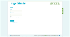 Desktop Screenshot of myclaim.ie