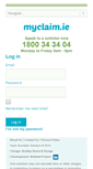 Mobile Screenshot of myclaim.ie